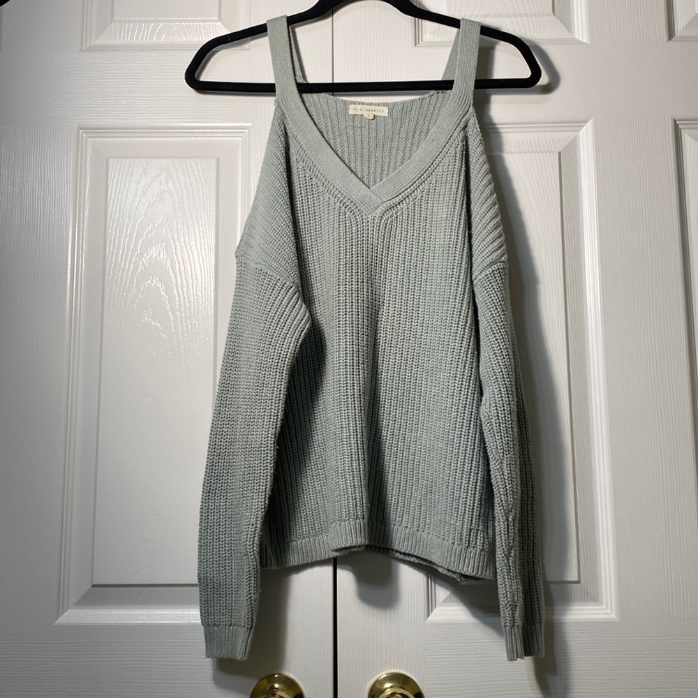 Women’s Shoulder Cut Sweater